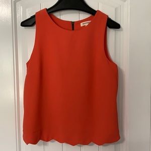 Sleeveless Coral Top